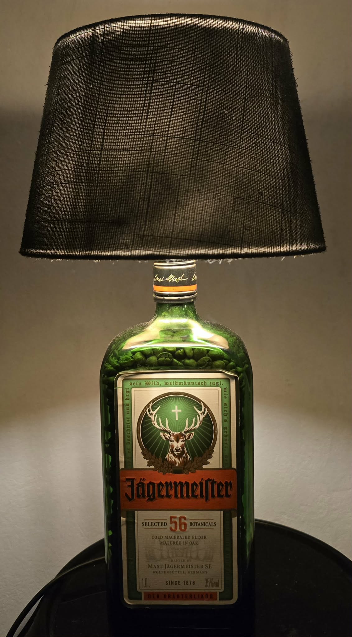 Jägermeister üveglámpa
